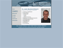 Tablet Screenshot of dr-kiesow.de